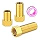 GASHER 3 Stück Verlängerung Messing Rohrverschraubung, 1/2 Weiblich zu 1/2 Männlich Rohr Hex Buchse Adapter Konverter Adapter, 40mm/50mm/70mm