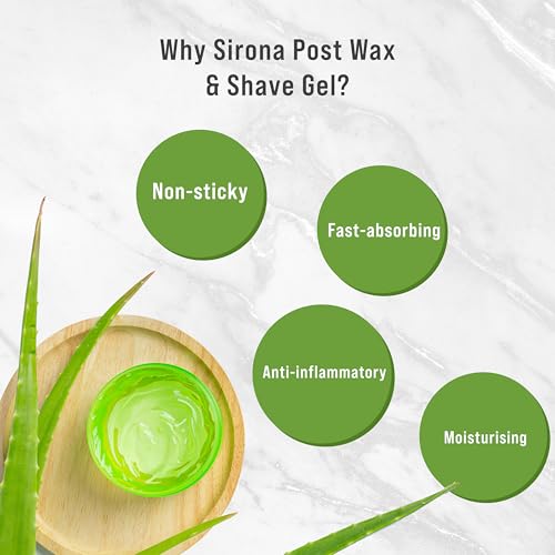 Sirona Facial Hair Removal Pack for Women | Reusable Face Razor (3 Razors) with Post Wax & Shave Aloe Vera Gel - 100gm | Eyebrow Shaper, Upper Lip, Forehead, Peach Fuzz, Chin & Sideburns - Image 12 thumbnail