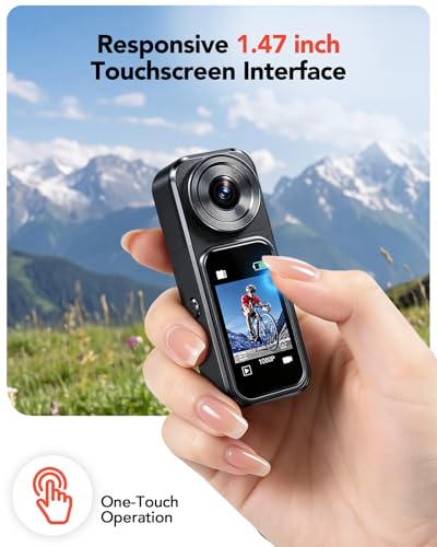 BOBLOV W2 1080p Mini Body Camera w/ 1.47" Touchscreen & 180° Rotating Lens - image 4