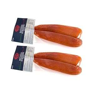 Mullet Bottarga Su Tianu Sardu 170g GEGARANDEERD – 2 verpakkingen van 70/100 g – Handgemaakt in Sardinië, Italië…