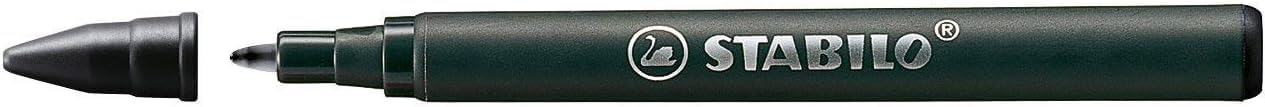 Ergonomic Rollerball - STABILO EASYoriginal Refills - Pack of 6 - Black - Image 2