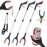 ACOSEA Greifwerkzeug, 81,3 cm lang, faltbar, Greifzange mit 360° drehbarer Backe und magnetischer...