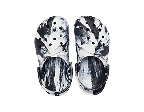 Image of Crocs Kids' Classic Marbled Tie-Dye Clogs