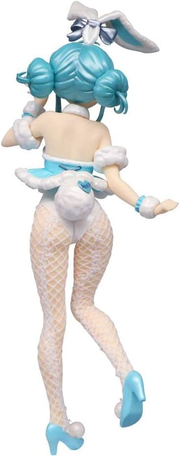 Hatsune Miku BiCute Bunnies Figure-Hatsune Miku White Rabbit Pearl Color ver.-