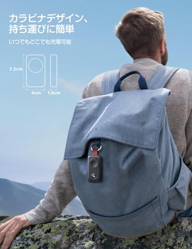 アップルウォッチ 充電器 JOYROOM最新設計 2000mAh内蔵バッテリー Apple Watch用 ジュウデン器 ポータブル 磁気急速充電 モバイルバッテリー バンド 持ち運び便利 アウトドア 父の日/母の日/誕生日 プレゼント ギフト クリスマス 新年の贈り物 (ブラック)