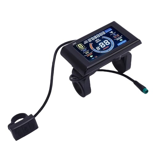 Wyświetlacz LCD Roweru Elektrycznego z Wysokiej Rozdzielczości Złącze Ekranu Kolorowy Komputer Rowerowy DC24V 36V 48V