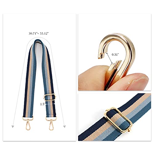 Image of TANOSII Wide Purse Strap Adjustable Replacement Shoulder Crossbody Strap Handbag Strap