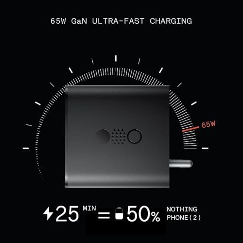 Image of Original 65W Adapter for Nothing 3-in-1 Type C Fast Charging Wall Adapter for Nothing Phone 2a /Phone 2 /Phone 1, Support Other Type-C Devices,