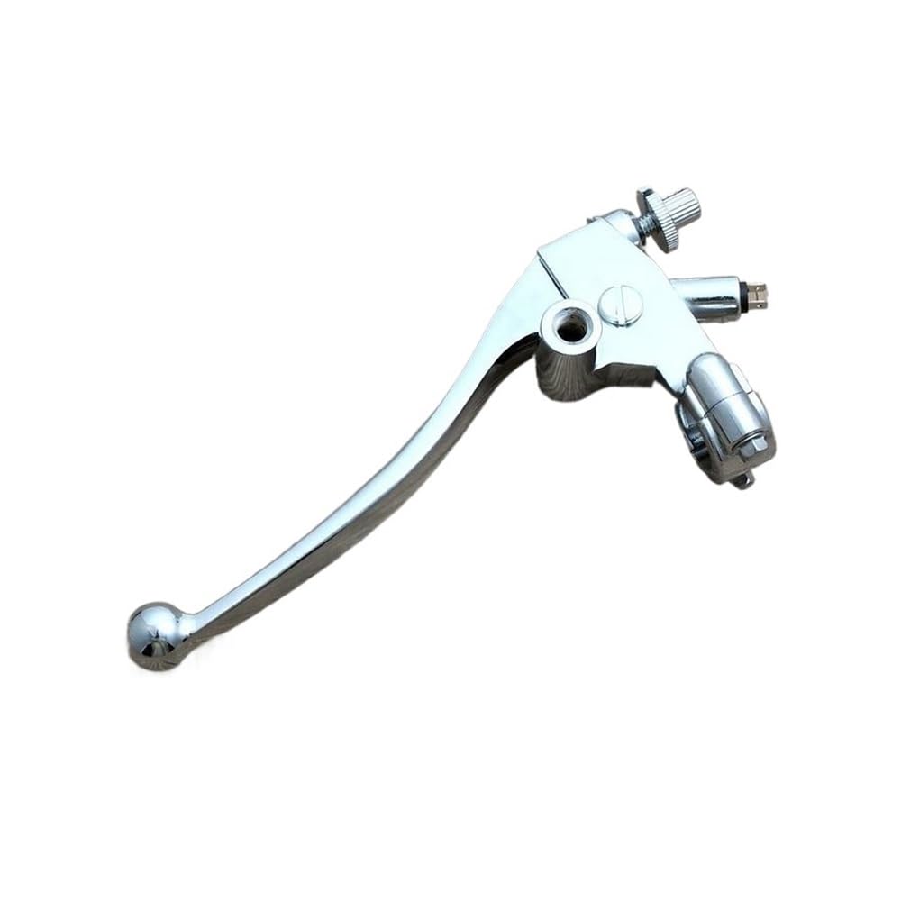 Yfdkesy All Chrome Brake Clutch Levers Handle Motorcycle Parts Front Left Brake Clutch Lever With Lens Holder Master Cylinder For Cb400 Sf Cb-1 For Hornet 250 Cb600 Vfr400