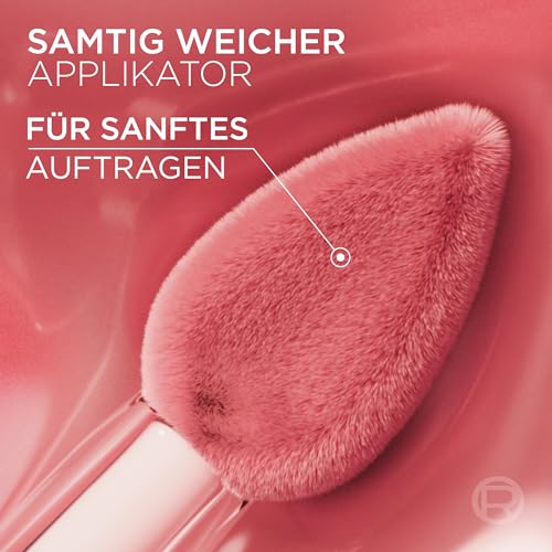 L'Oréal Paris Hyaluron Tint Lip Stain Serum, 12H haltende schwerelose Farbe, Feuchtigkeitsspendend, Lipgloss, Farbe: 485 Nude Espresso, 5 ml