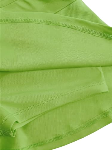 Image of SOLY HUX Toddler Girl's 2 Piece Workout Outfits Lightweight Crop Tank Tops and Skort Athletic Set