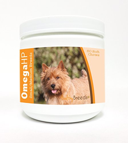 Image of Healthy Breeds Norwich Terrier Omega HP Fatty Acid Skin and Coat Support Soft Chews 60 Count