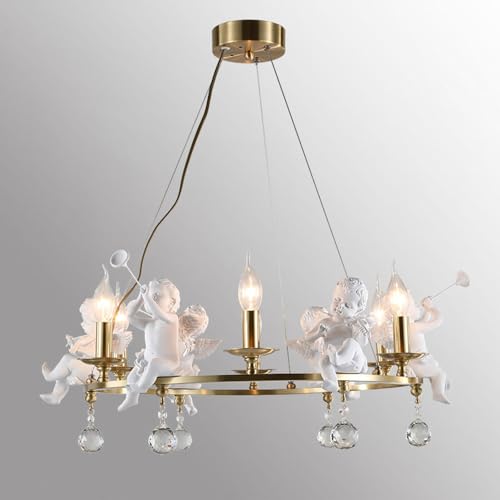 Lustre grand blanc pour illuminer une salle à manger sombre avec style moderne