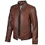 Mke - Cognac Men Leather Jacket