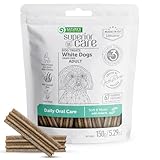 Nature's Protection Dental Chews for Dogs - Grain Free Dental Sticks - Natural Dog Breath Freshener Treats for Small & Large Breed Adult Dogs (Superior Care - Insects, 5.29 oz)
