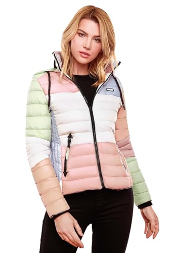 Navahoo Giacca invernale da donna trapuntata B881, pastello, XS