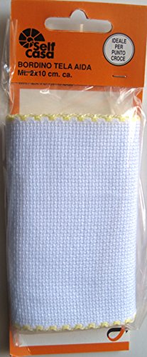 Coats Cucirini Bordino Tela Aida 10 CM X 2 MT di