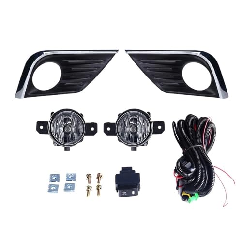 Feu antibrouillard avant et grille pour Altima 2016-2018 avec interrupteur cadre couvercle