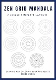 Zen Grid Mandala 7 Unique Template Layouts (Kindle Scribe Only):Digital Art Therapy Pad For Artistic Expression ,Mindfulness and Meditation (Mandala Magic Tracing Books For Artistic Expression)