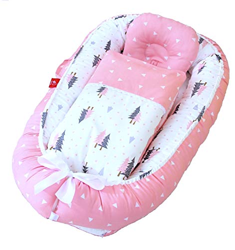 KIDOVIO - Baby Lounger Baby nest for Baby | in Bed Baby Nest | Baby Loungers | Lounger for Newborn | Baby Sleeper in Bed | Newborn Baby Lounger | Baby nest|