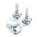 3Pcs 6mm D Shaft 18 Position 360 Degree Rotary Encoder w Push Button