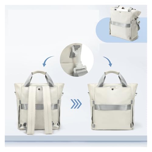 Backpack NEW 3 In 1 Backpack Female Should Bag Women Handbag Large Capacity Convertible Multipocket 14 Inch Large Capacity(Black)3