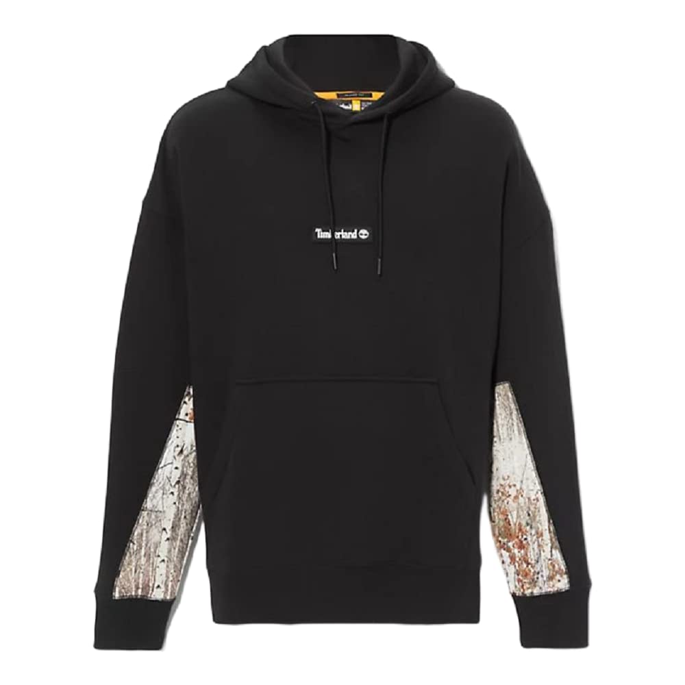 Sweat d'hiver Timberland homme capuche pull chaud empiècement coude - 7