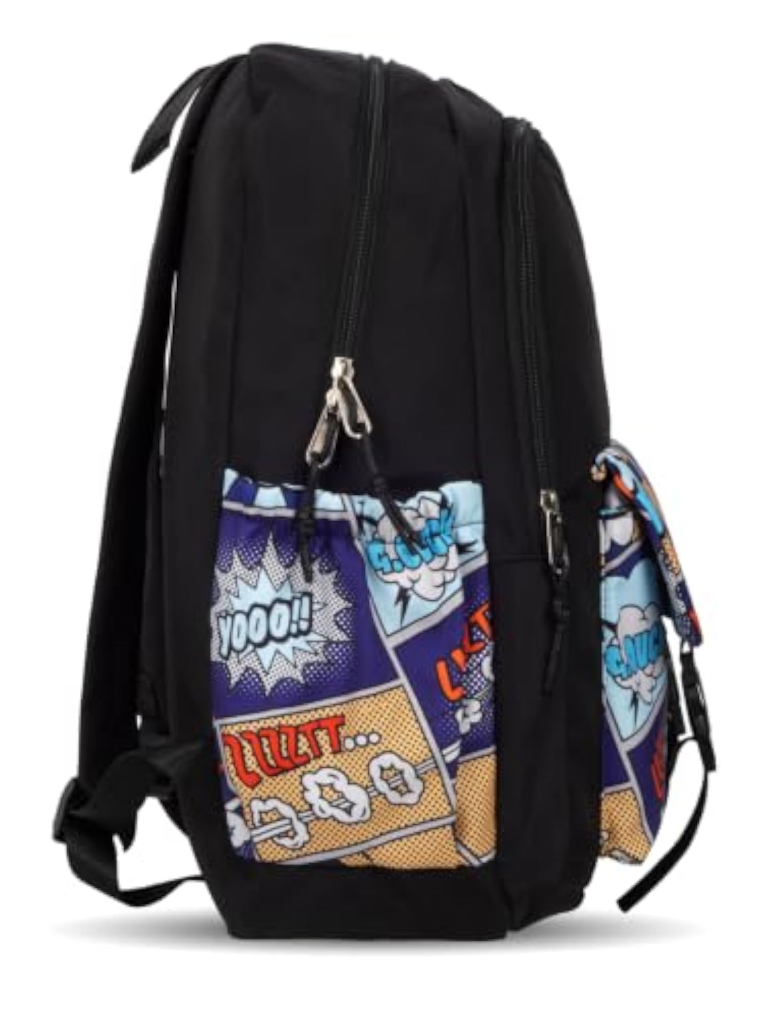 Casual Black and Yellow Backpack for Everyday Use