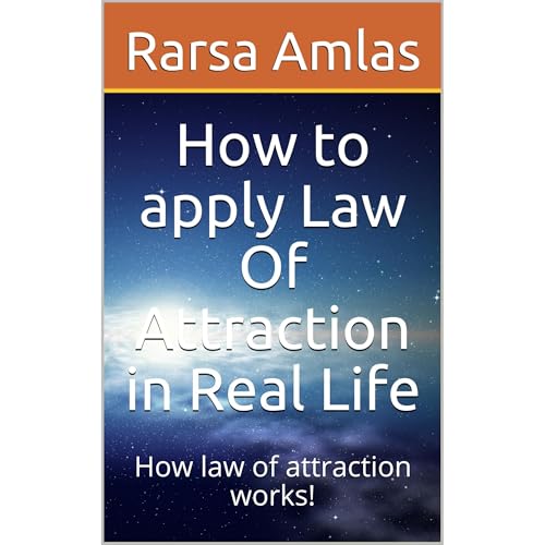 How to apply Law Of Attraction in Real Life Audiolibro Por Rarsa Amlas arte de portada