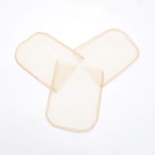 Colorfulwigs 5x5 Swiss Lace Net Material Lace Closure Base 3Pcs Foundation Wig Accessories Meidum Brown Color Lace Net for Making Closure (5x5 Lace Net, Transparent)