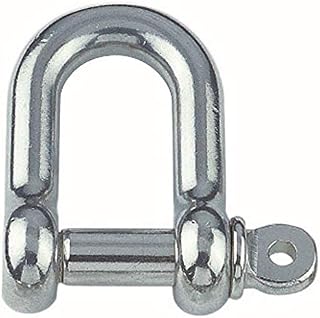 Pauli Edelstahldesign Round Shackle Stainless Steel V4A – AISI316 – A4 Rustproof Also for Sailing