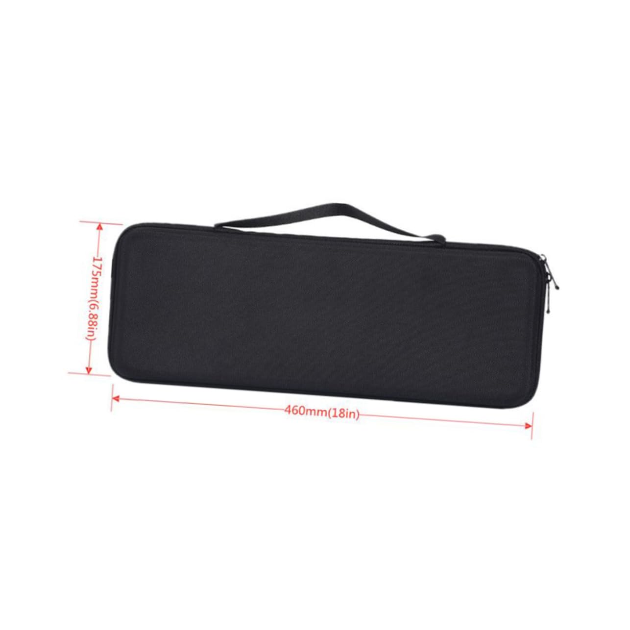 UKCOCO Estuche para Teclado Funda Protectora de Plástico Bolsa de Almacenamiento Compatible Teclado Avanzado Craft para Viajes
