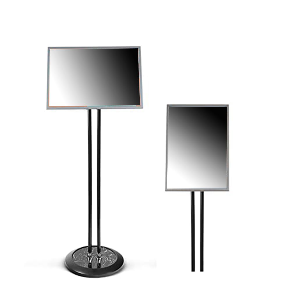 Support pour affiche A3 orientable vertical et horizontal avec cadre acrylique de protection