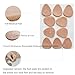 20 pcs Felt Metatarsal Pads for Women and Men, Adhesive Forefoot Pads Forefoot Cushion Pads, Ball of Foot Cushion Foot Pads for Forefoot and Sole Support, Metatarsalgia Mortons Neuroma