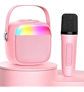Machine Karaoké Portable JYX Avec 2 Microphones Sans Fil - Haut-Parleur Bluetooth TWS