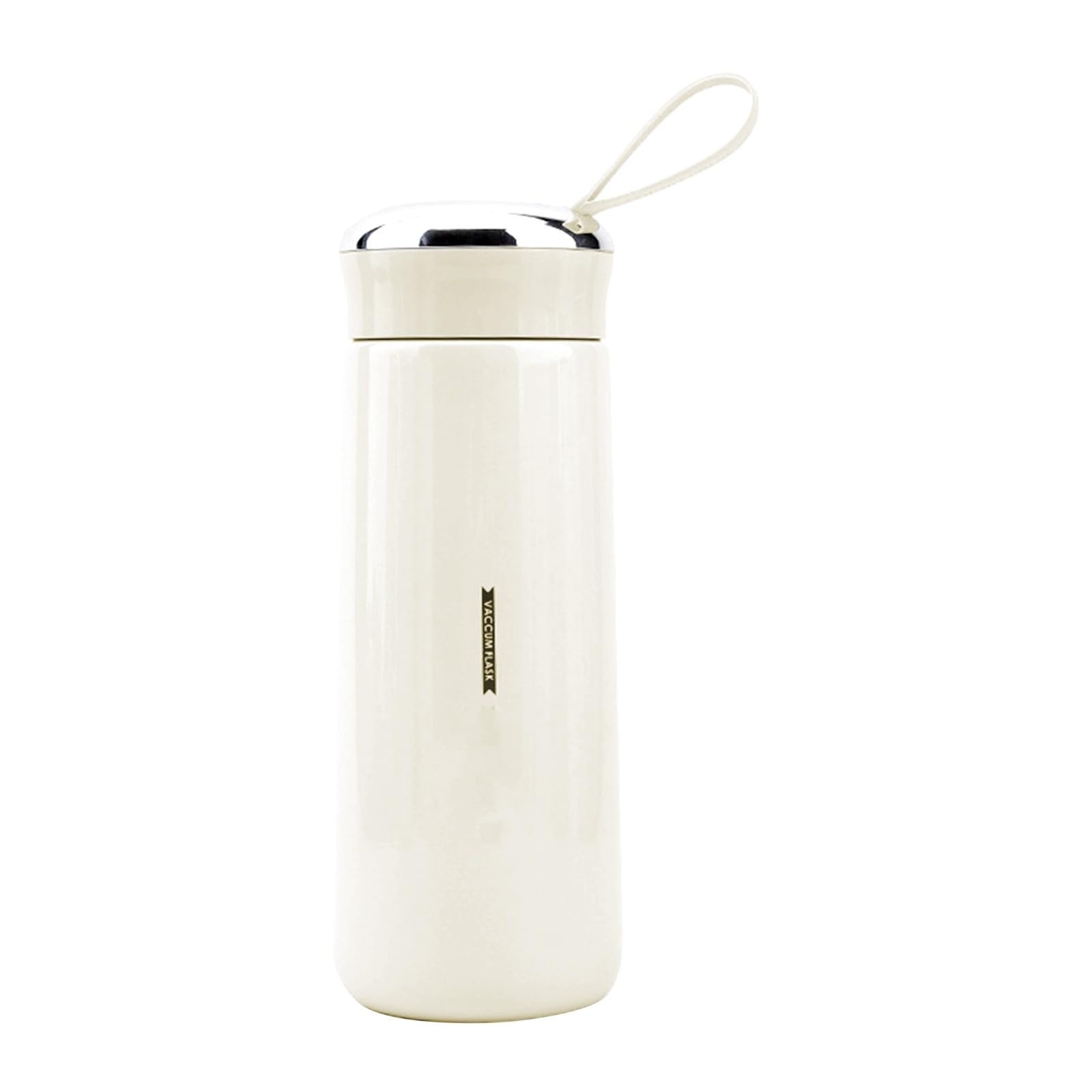 14oz Glass Double Walled Insulation Water Bottle Insulated Sports Hot Cold Flask Glass Leakproof Water Bottle for Gym Camping Students Portable Coffee Cup Car Travel Mug — image 1