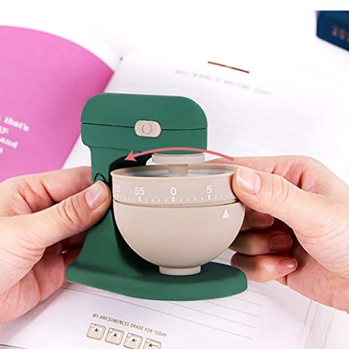 image for Tubeshine Cute Kitchen Timer, 60 Minute Mechanical Time Manager No Bat