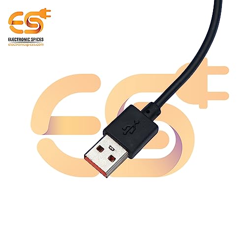 Electronic Spices 5A AC Power Supply USB Cable Charger 5.5mm Male Plug Pin For Rechargeable Headlamp Flashlight 2 41DLEww+uzL