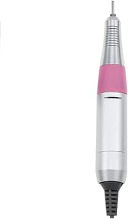 HRYHWASE Taladro eléctrico para uñas de 30000RPM, Mango de Acero Inoxidable, Taladro eléctrico para manicura y Accesorio, Herramienta para decoración de uñas, 3 Colores a Elegir (Rosa)