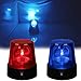 EKDJKK 3inch Rotating Red Flashing Beacon Party Lamp DJ Strobe Light, 360 Degree Flashing Flare Safety Warning Lights Emergency LED Police Car Siren Strobe Lights(Blue,Size:2pcs)