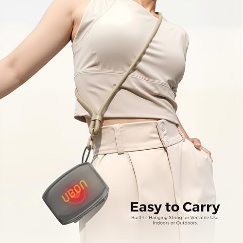 Image of UBON Yodha SP-42, 10 watt Portable Bluetooth Speaker, 10 Hours Long Playtime, RGB Lights, Multiple Connectivity Wireless Party Speaker (Black)