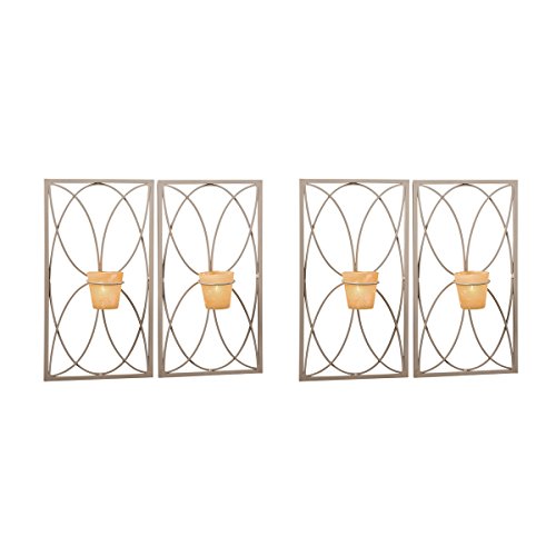 Elk Lighting 915741/S4 Candle Sconce, Grey, Wheat Tierra