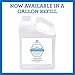 TriNova Granite Cleaner & Polish Gallon Refill for Daily Use - Made in USA, Enhances Shine, Streak-Less - for Counter-Tops, Marble, Stone, Bathroom Tile Kitchen, & Islands - 18 fl oz