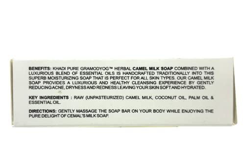 Khadi Pure Herbal Camel Milk Soap, 125 g (Pack of 2)