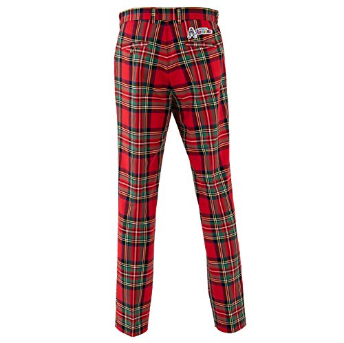 Royal & Awesome Stewart Tartan Crazy Golf Pants For Men, Funny Golf Pants Men Slacks, Mens Plaid Golf Pants, Colorful Funky Golf Pants, Plaid Pants For Men, Mens Plaid Pants #TOP2