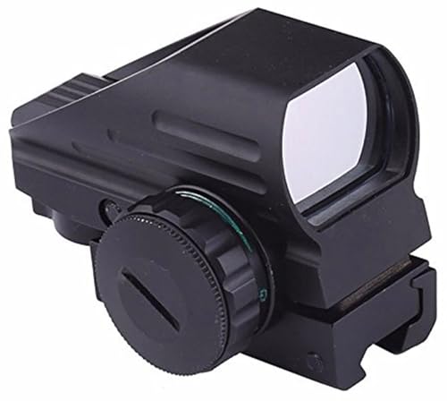 MAYMOC Red and Green Reflex Sight with 4 Reticles, 3/8