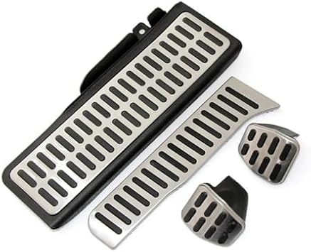 LINGYUE Car Pedal Cover for Vw Beetle A5 2011 2012 2013 2014 2015 2016 2017 2018 2019,Brake Pedals Covers,Automatic Transmission Pedal Covers Replacement Kit