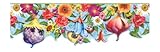 York Wallcoverings Disney Kids DK5893BD Fairy House Wallpaper Border, Blue Background