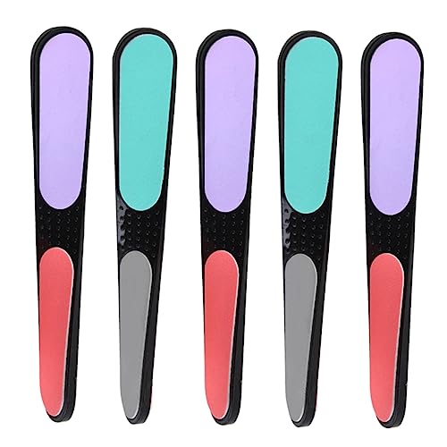 VALICLUD 10pcs Four Sided Polishing Nail Files Multi Function Nail Manicure Tool Safe Practical for Professionals Learners