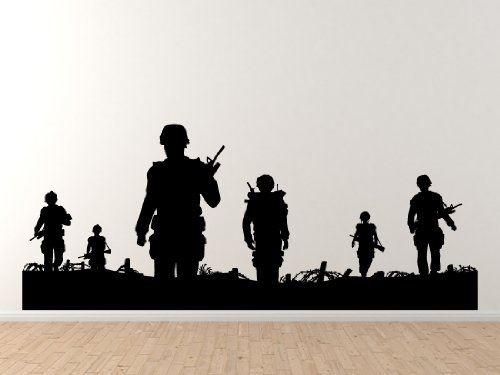 soldiers-marching-silhouette